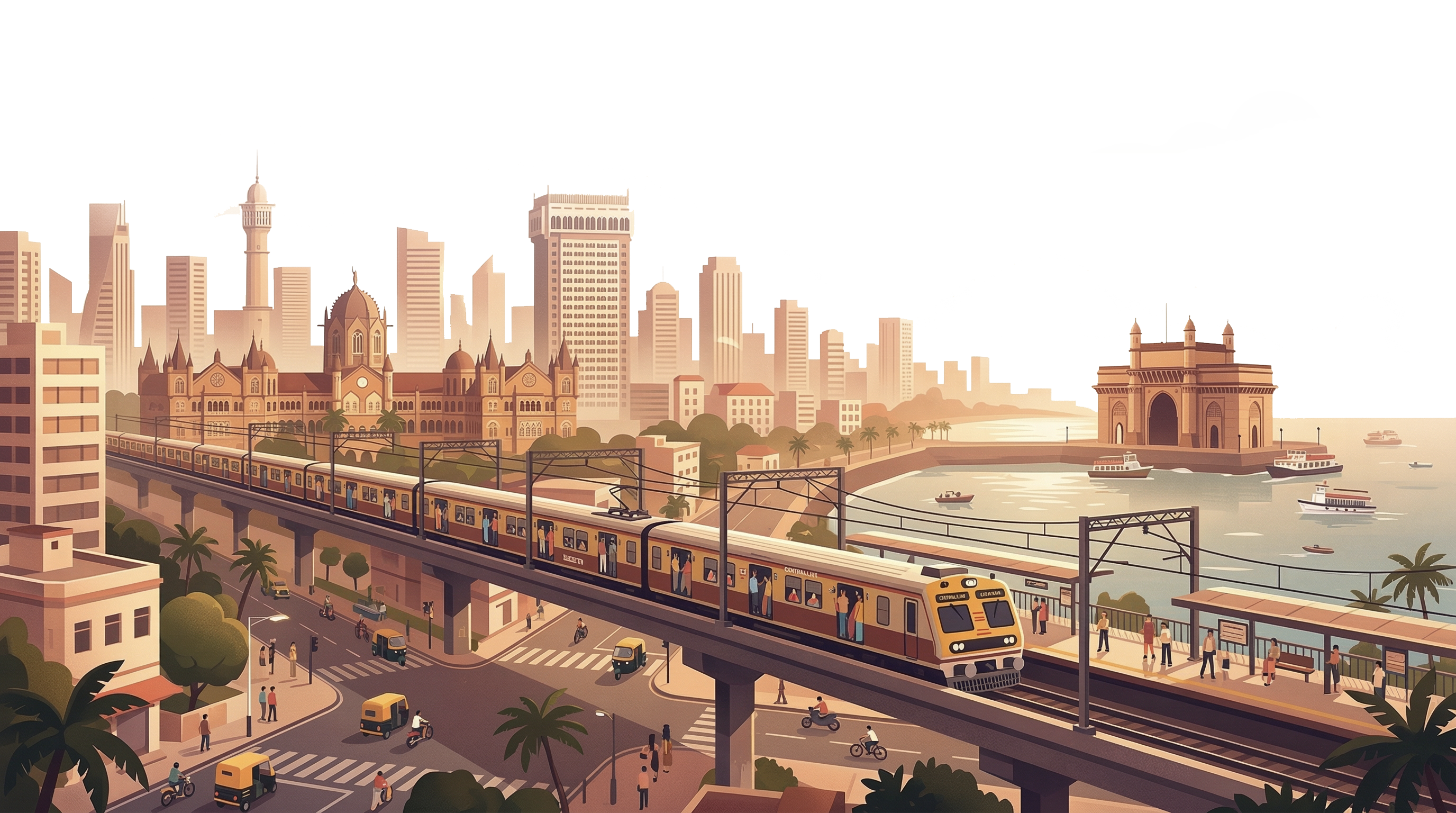 Mumbai Dabbawala Hero Background